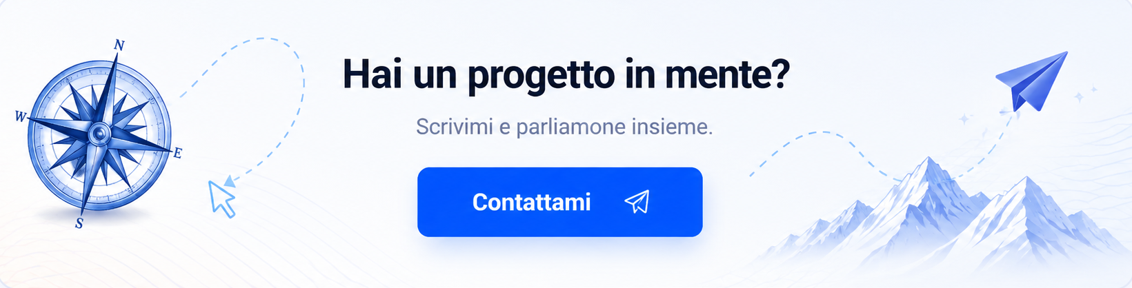 Hai un progetto in mente? Contattami