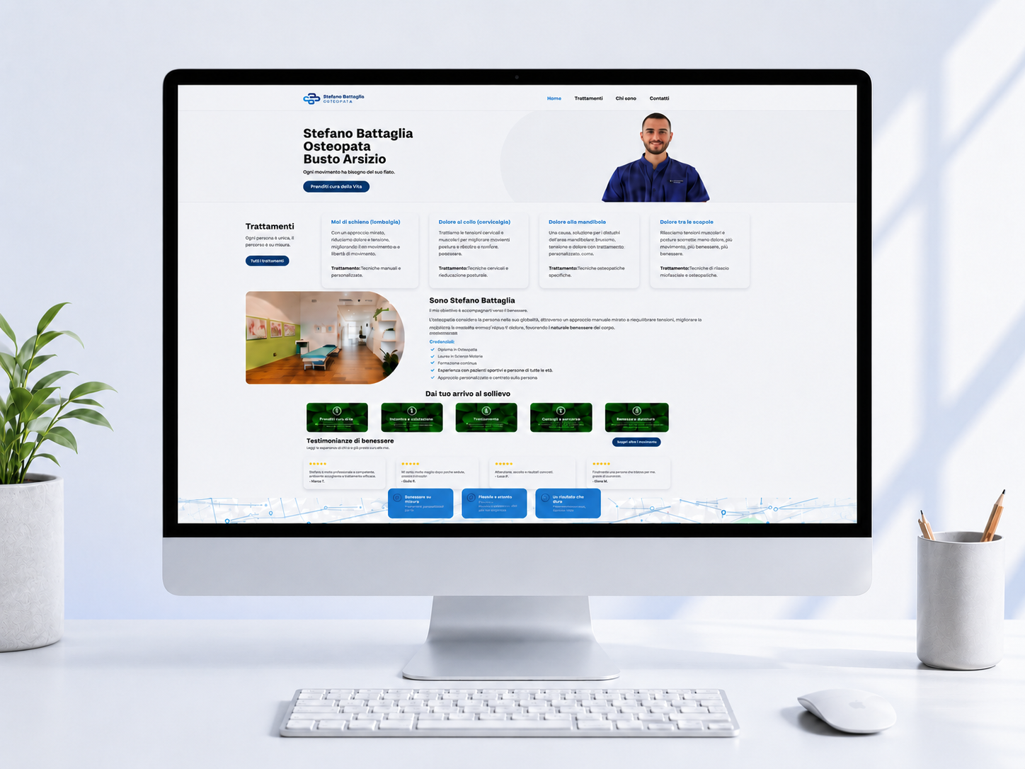 Sito web Stefano Battaglia Osteopata