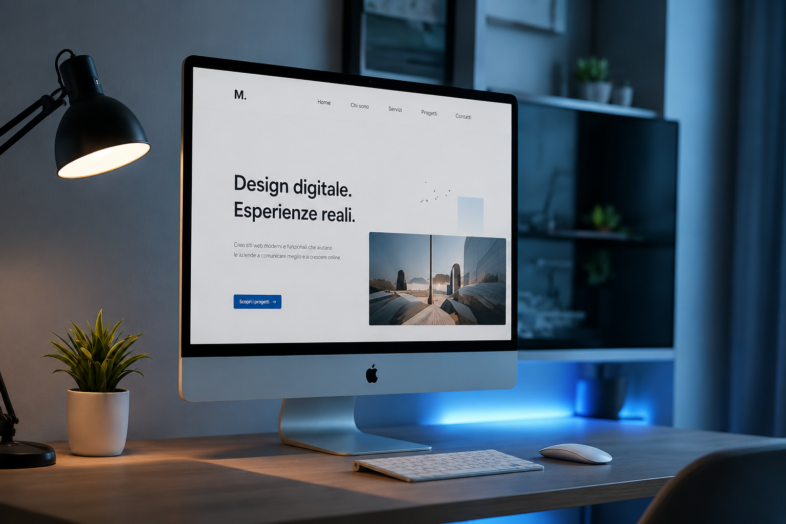 Studio web design moderno